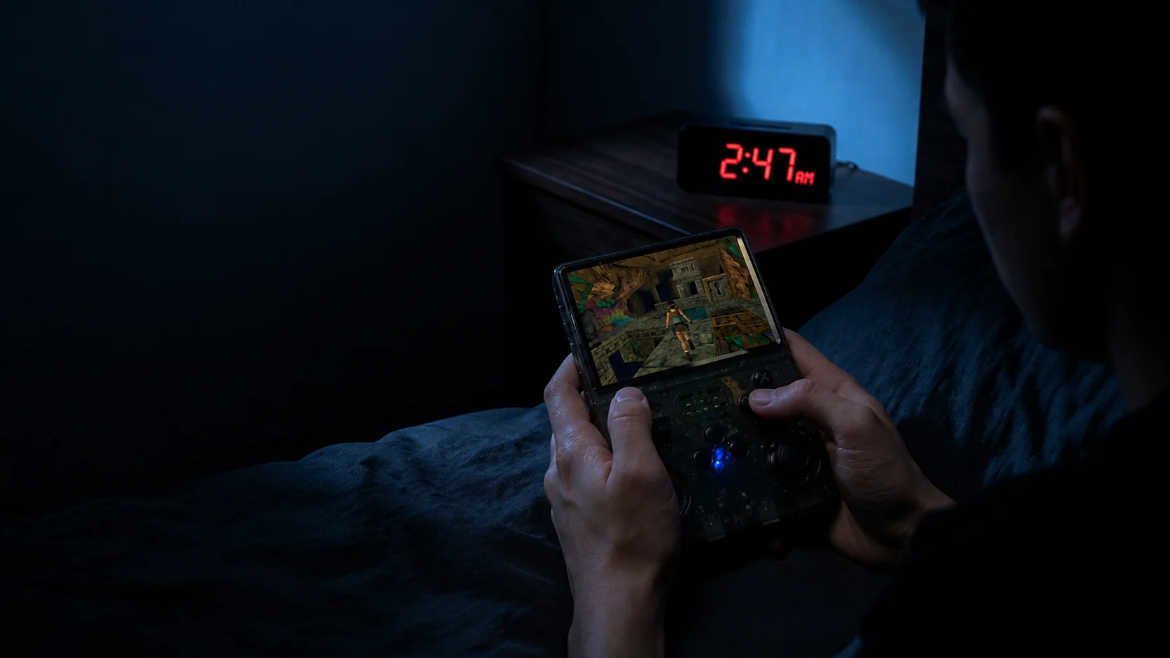 Sesión de juego portátil